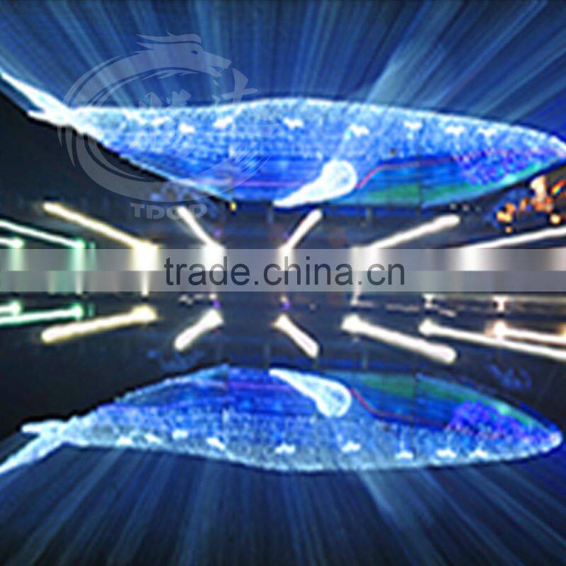 led silk fish lantern