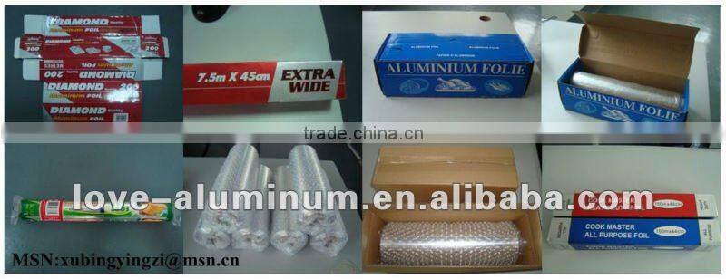 high-quality small aluminum foil rolls(9-20mic)