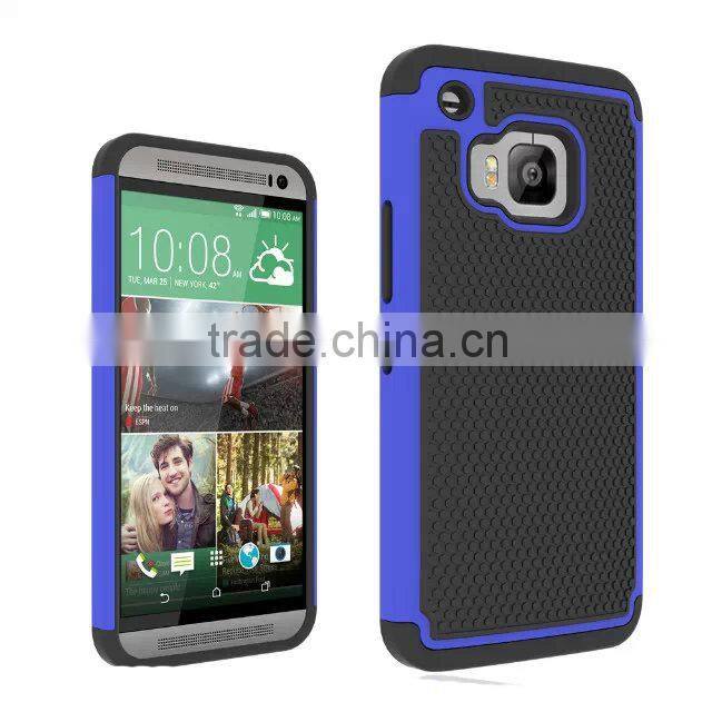 Hybrid silicone case ,Shockproof Case For HTC ONE M9