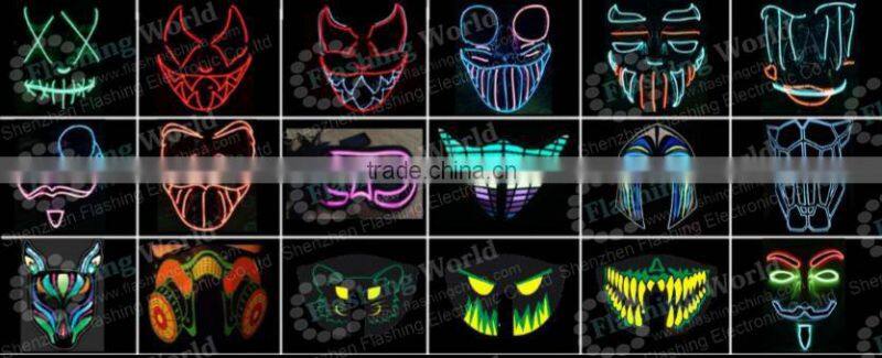 customerized High brightness el running color wire