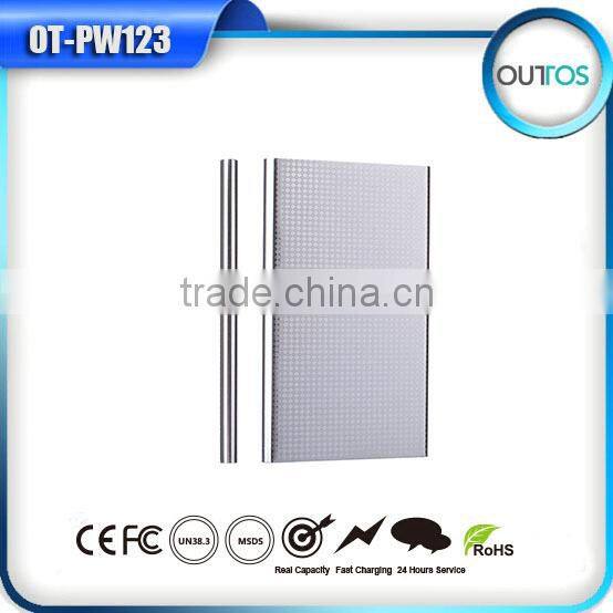 Super slim 4000mah power bank aluminum case