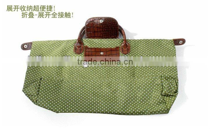 High quality nice foldable travel bag,girls travel bag