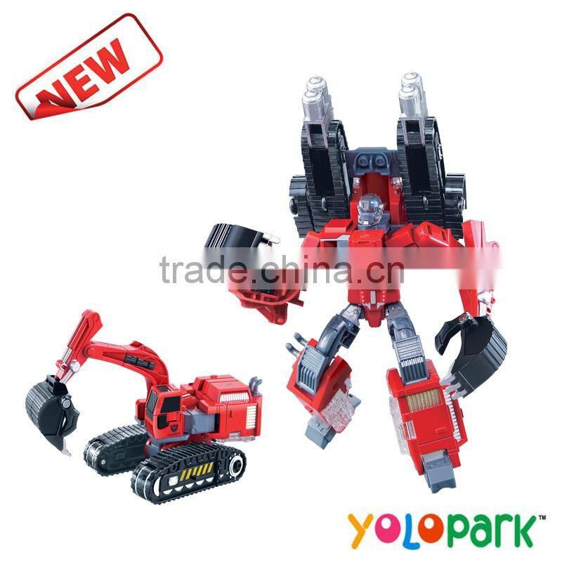Metal Five In One Deformation Robot Excavator