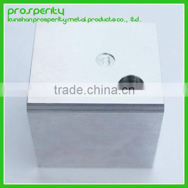 CNC machining machined medical parts/medical three-way valve