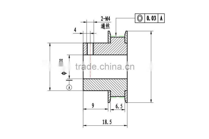 GT2 Timing Pulley, 10mm Bore, 40 Teeth, for 6mm belt