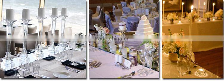 glass tube candle holder for ornaments