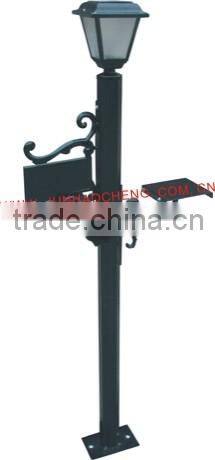 JHC-1053C High quality and classical lighted mailbox stand