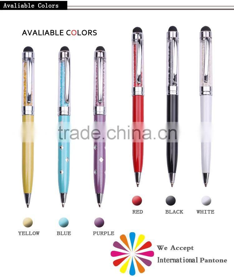 New design ballpoint pen crystal pen for promotional gift