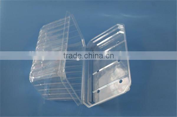 2015 best selling plastic clear strawberry packaging box