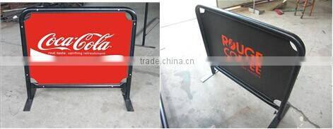 Advertising banner cafe barrier with customized printing