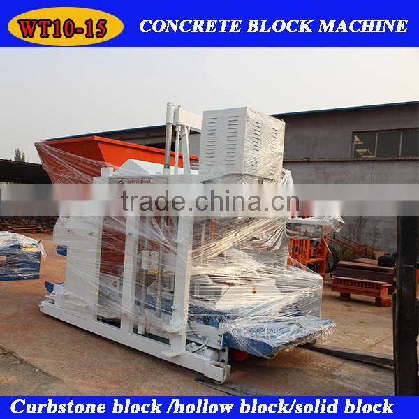 Hot Sell WT10-15 Fully Automatic Egg Laying Movable Concrete Block Making Machine