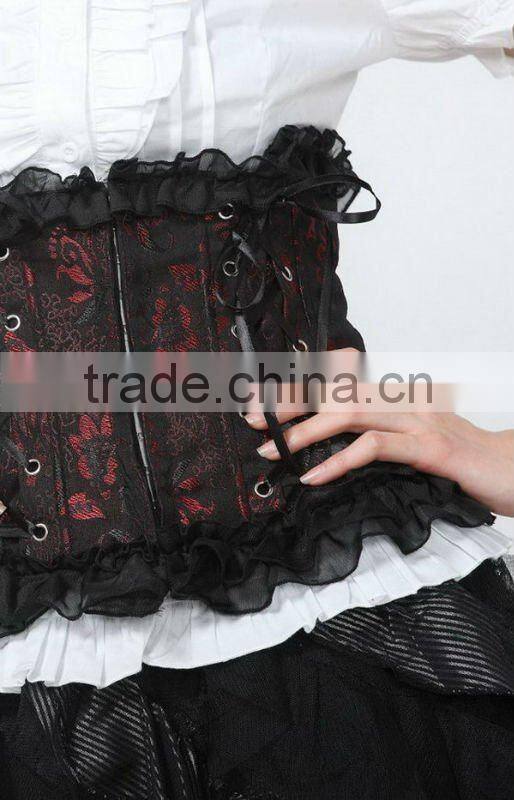 PUNK RAVE lolita black corset 61230