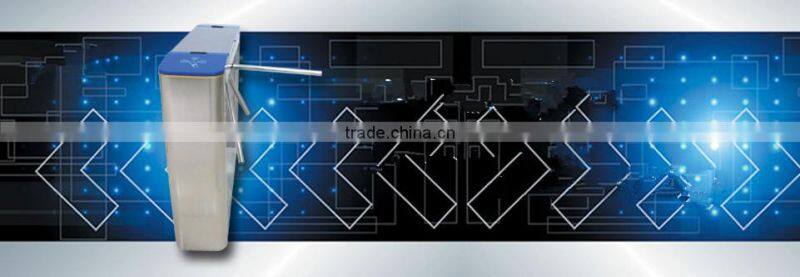 304 stainless steel high quality swipe card crowd management bridge type tripod barrier