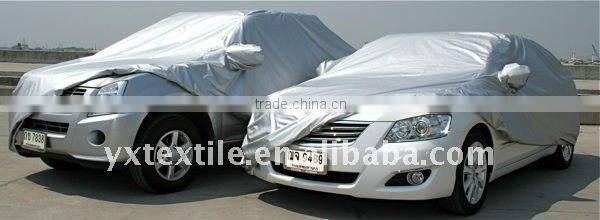 pu/silver coated taffeta fabric