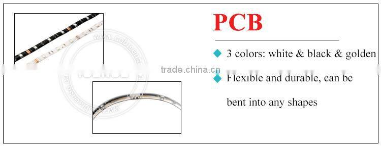 72W High Lumen 5050 smd RGB soft LEDE Strip Lamp for car & home