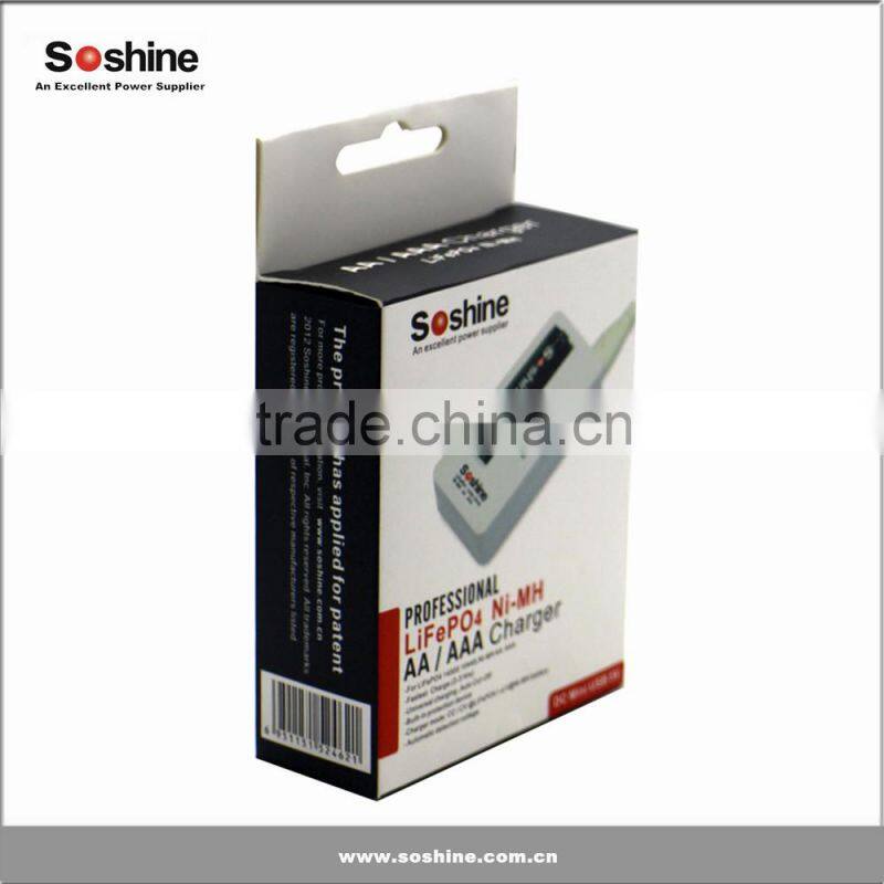 1pcs Li-FePO4 14500 10440 (3.2V) /Ni-MH AA AAA (1.2V) Intelligent Charger by Soshine
