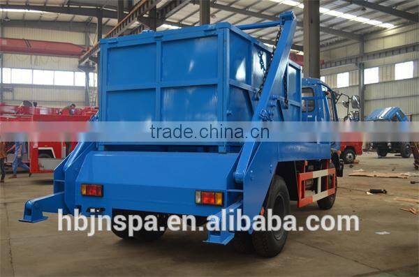 good price Dongfeng 8cbm swing arm garbage truck