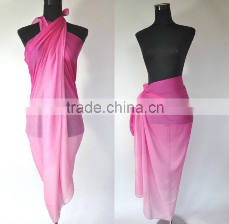 Fashionable Beach Pareo Sarong in 100% Polyester BP068 - With Audited Factory