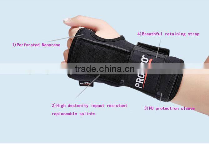 PROPRO Wrist Guards Pair Black Color Ski Snowboard Skate Wristguard Protection