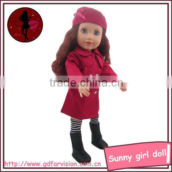 2014 HOT OEM vinyl dolls, SUPPORT 18 inch OEM vinyl dolls