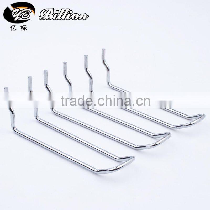 Wholesale metal U shape hooks 3.8mm used pegboard hooks