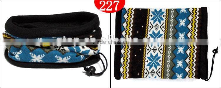 polar fleece winter neck warmer scarf 238