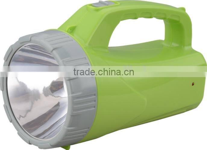 rechargeable 3W high power led torch with solar charge