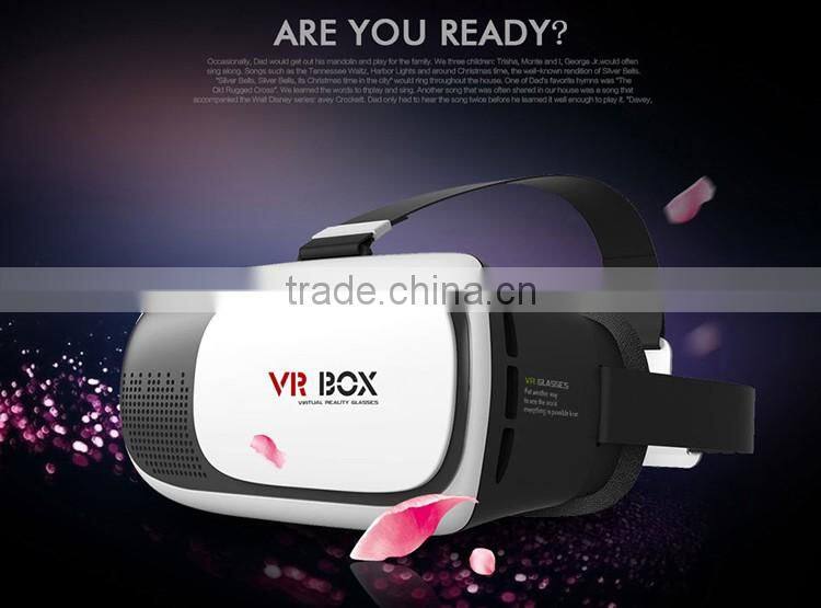 China Newest wholesale vrbox gift Top quality Google cardboard vr 3D Glass vr box 2.0 for 3.5-6 inch Smart phone