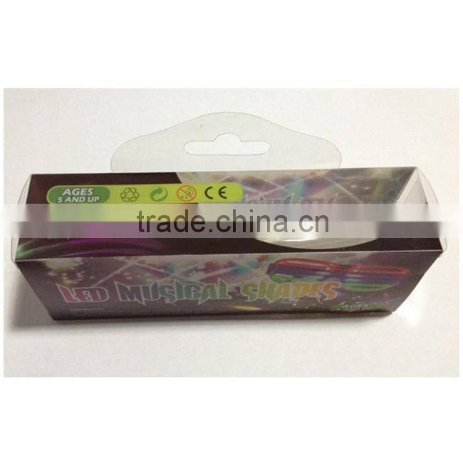 2016 wholesale colorful frame flash led party sunglasses