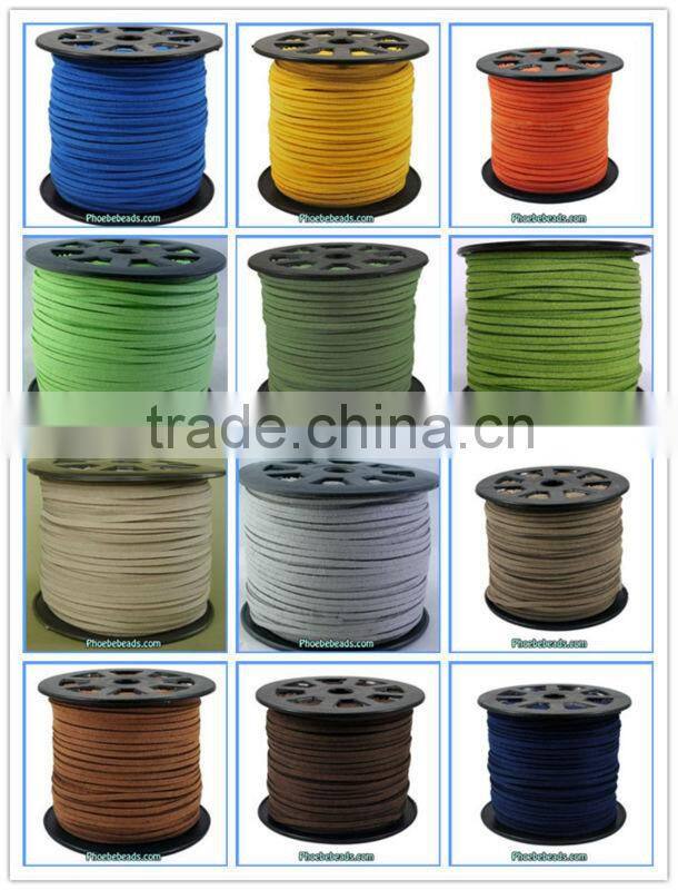 Wholesale 2mm Lavender Colored Round Genuine Leather Cords GLC-R2010