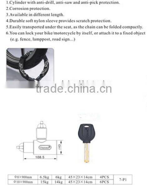 Bicycle chain lock, Pad bike lock, Anti theft bicycle lock