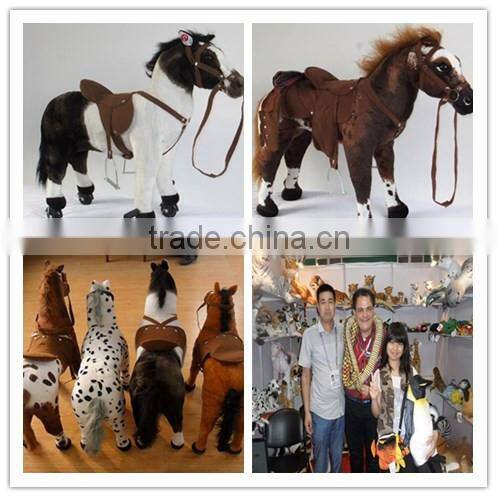 No copy interesting fun horse gifts for child plush horse toy little pony horse toy