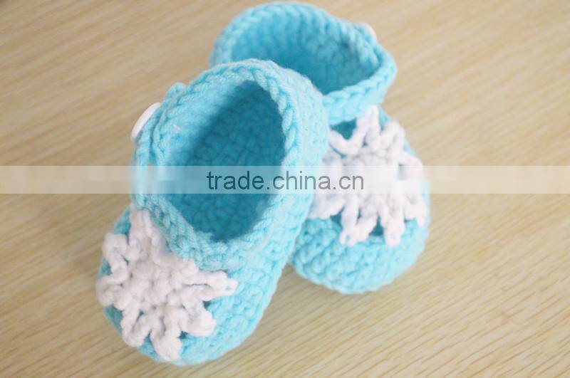 2015 cheap soft hand knit baby boy shoes for sale