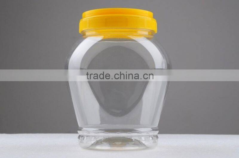 Clear food glass candy jar