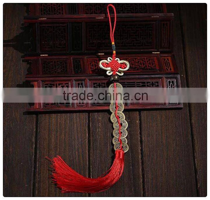 Chinese Feng Shui 8 coin Hanger different color , fengshui decoration