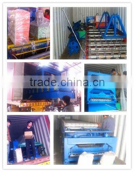828 Energy Saving Used Glazed Tile Roof Panel Roll Forming Machine