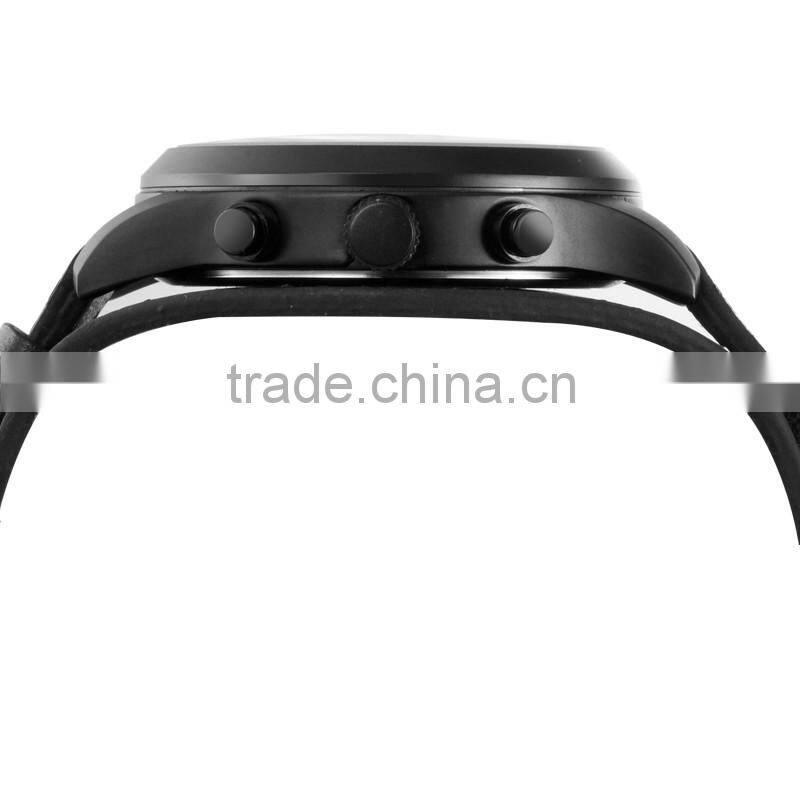 SKONE 9449 new design leather wrap around watch men