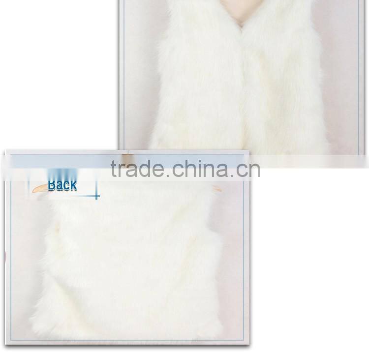 blank faux fur jacket, solid color faux fur vest