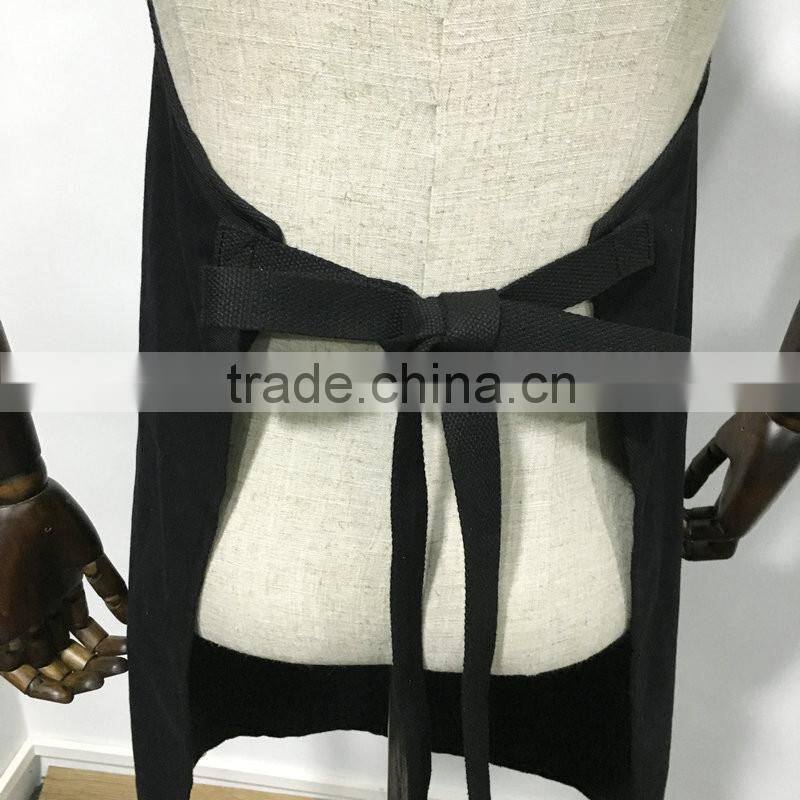 custom cheap canvas coffee shop apron for wholesale
