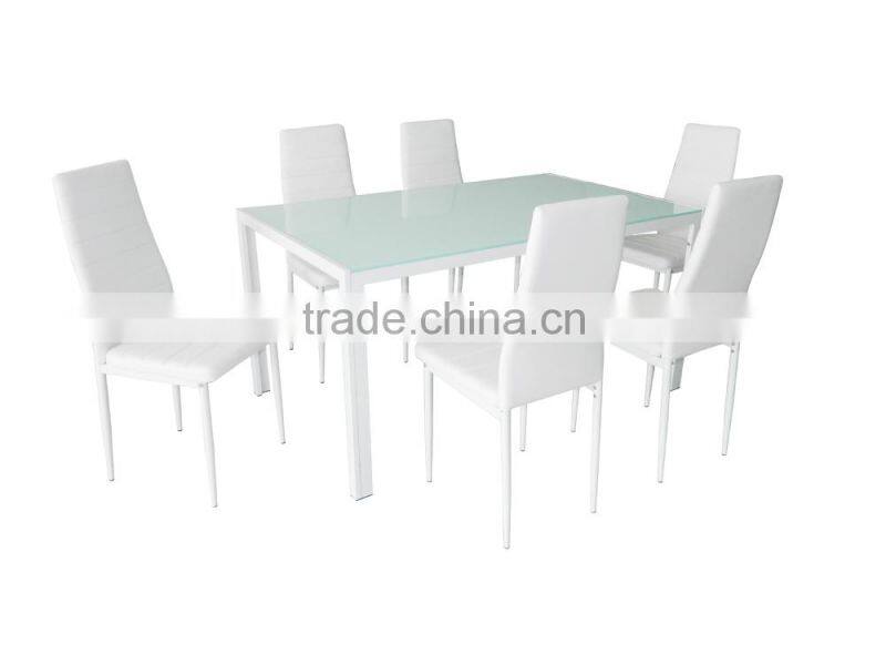 1+6 tempered glass dining room set