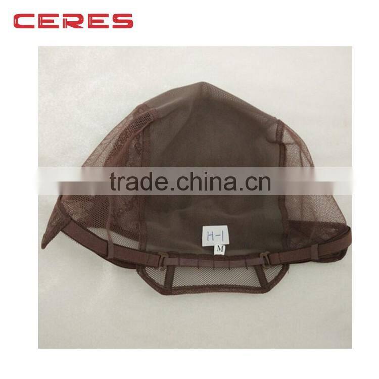 African Full Braided Wig Adjustable Wig Weaving Cap Adjustable Silk Wig Cap for wig making