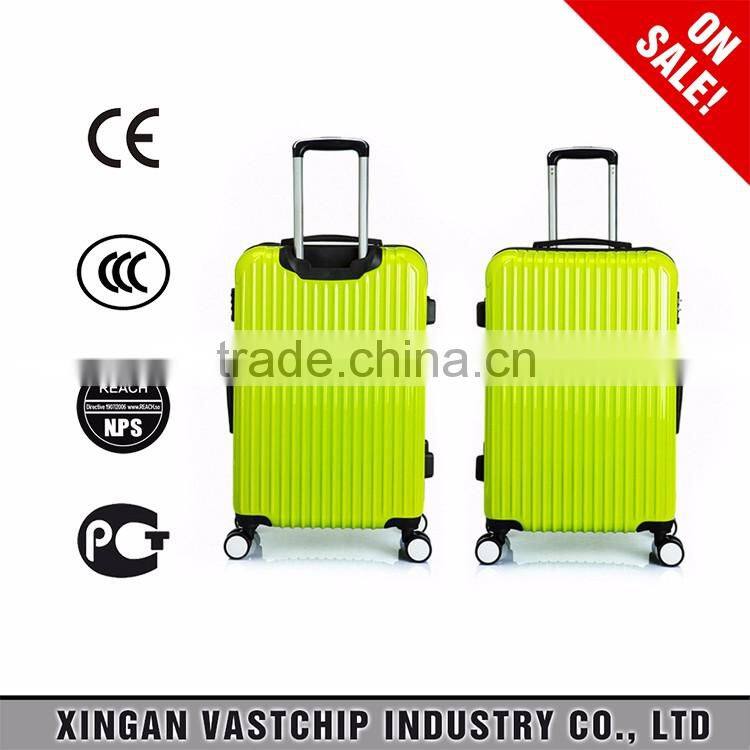 2016 unisex colorful abs hardshell for business school travel trolley luggage bag