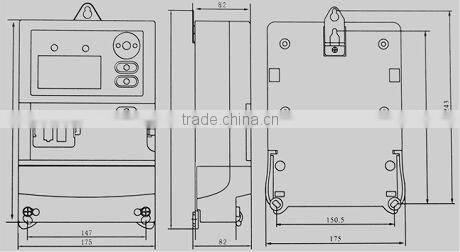 Three Phase Multifunction Electric Meter,Power Meter