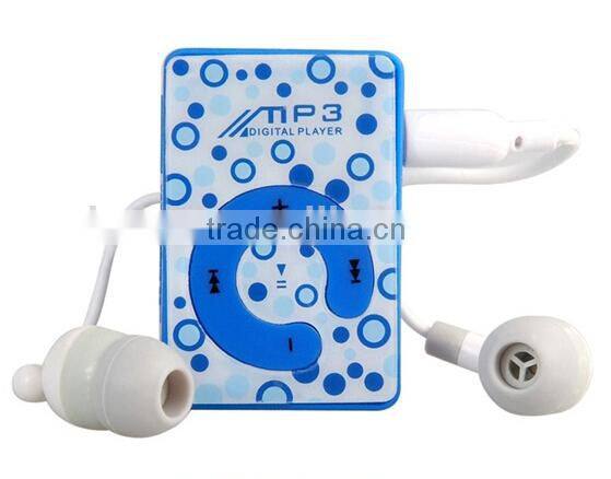 Hot selling promotional 2gb 4gb 8gb usb digital mp3 player with card slot