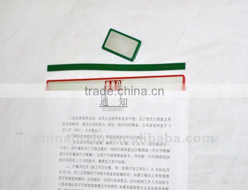 LOGO rectangle plastic magnet