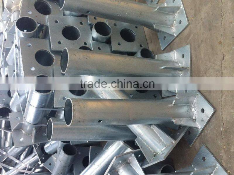 Diameter 114mm Steel Pipe Highway Guardrail Post