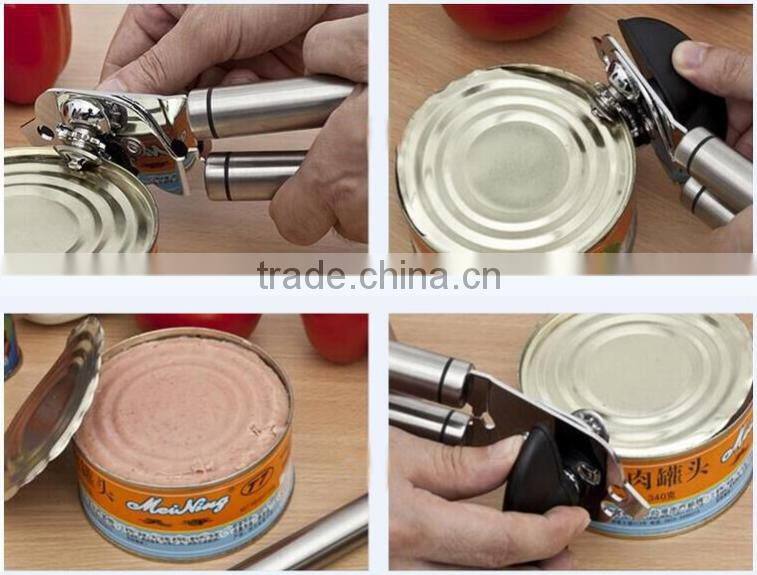 Quick & Effortless Manual Can Opener - Strong Stainless Steel Opener for Smooth Edge Perfect as a Kitchen or Re ZD20160302 S12