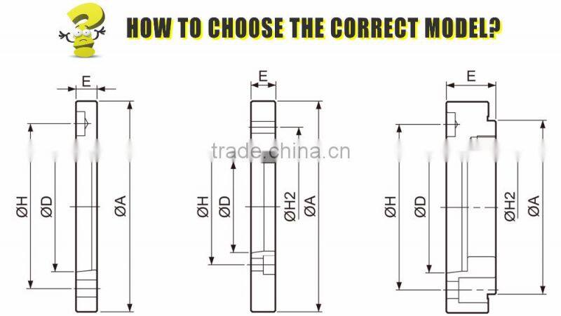 Hydraulic chuck Adaptor Plates for Automatic CNC Lathe machine