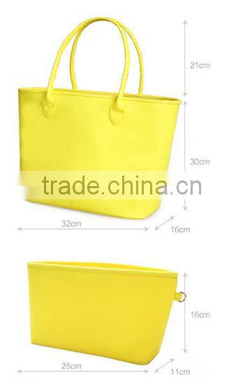Gold manufacturer bright coloured two set shopping bag Since 1997