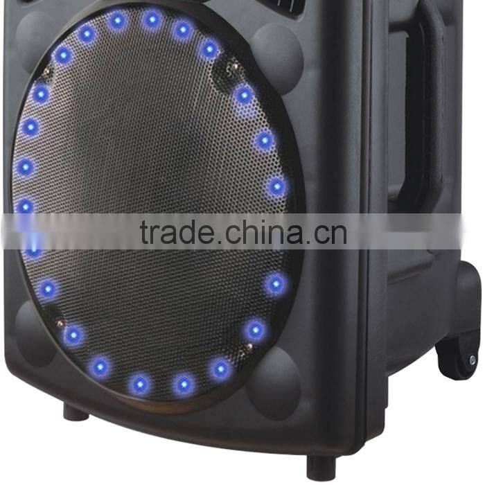 Portable pa system pa speaker for dj powered speaker